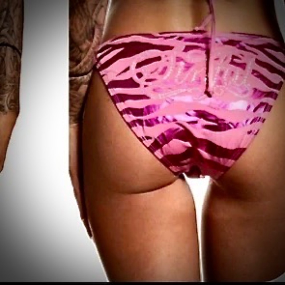 Sinful by Affliction Pink Zebra NWT